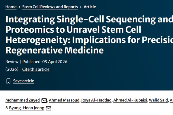 Integrating Single-Cell Sequencing and Proteomics to Unravel Stem Cell Heterogeneity: Implications for Precision Regenerative Medicine