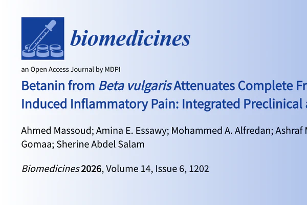 Betanin from 𝘉𝘦𝘵𝘢 𝘷𝘶𝘭𝘨𝘢𝘳𝘪𝘴 Attenuates Complete Freund’s Adjuvant-Induced Inflammatory Pain: Integrated Preclinical and In Silico Insights